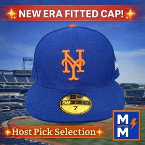 NY Mets New Era 59FIFTY Fitted Cap Size 7 World Series